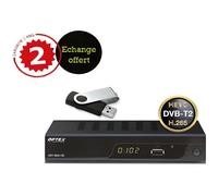 PACK OPTEX 8932 TNT HD DOUBLE TUNER + DISQUE DUR EXTERNE (CLÉS USB 64G)