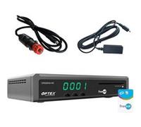 pack optex récepteur tv satellite hd enregistreur usb carte fransat pc7 cable 12v dé G