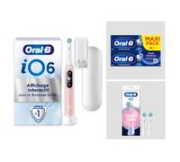 Oral-B iO 6 Rose Brosse à dents électrique avec 2 brossettes