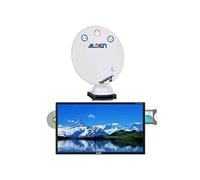 pack alden orbiter parabole satellite automatique 85cm tv led 19pouces 48cm satmatic aio smar