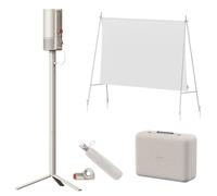 [PACK OUTDOOR] Xgimi MoGo 3 Pro Beige, mallette de transport, un écran de projection et un pied de support avec batterie intégrée