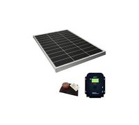 pack panneau solaire 130w monocristallin régulateur solaire mppt lcd 10a 3 m kit a