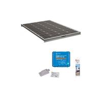 pack panneau solaire 140w camping car kit de pose solaire avec régulateur de ch