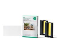 Cricut Pack papier photo StickerPix Print + Cut – 72 feuilles blanc brillant + 2 recharges d'encre