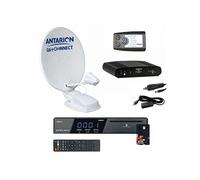 Pack Parabole Satellite Automatique 72cm + Récepteur TNTSAT HD + Positionneur