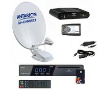 Pack Parabole Satellite Automatique 85cm + Récepteur TNTSAT HD + Positionneur