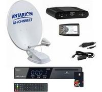 Pack Parabole Satellite Automatique 85cm + Récepteur TNTSAT HD + Positionneur