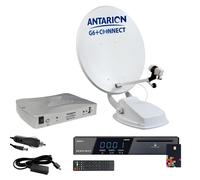 Pack Parabole Satellite Automatique connecté 65cm Camping Car + Récepteur TNTSAT HD Astra