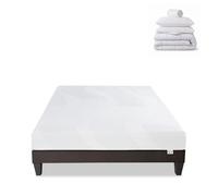 LITERIE - Pack Prêt à dormir PARIS 140x190 cm - Matelas Mémoire de forme + Sommier + Accessoires