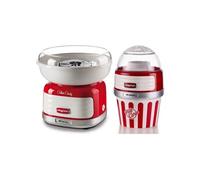 pack party time machine à popcorn xl rouge 1l machine barbe à papa rouge