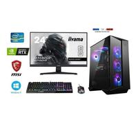 Pack PC Gamer I7-12700KF + Watercooling - RTX 5060 8GO MSI GAMING - 32GO Ram - SSD 2To - MSI Gungnir 110R - Windows 11