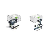 Pack perceuse visseuse à percussion TPC 18 + scie sauteuse PSC 420 Carvex FESTOOL