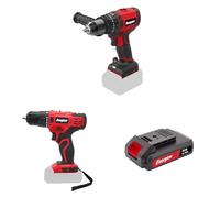 Pack Perceuse/Visseuse Energizer - Perceuse à Percussion 20v Energizer + Visseuse Energizer 20V Sans Fil + 1 Batterie 20v 2ah