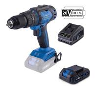 Pack Perceuse visseuse percussion sans fil BC-CD60-X - brushless 60 Nm mandrin 13mm - SCHEPPACH 20V IXES + batterie 2Ah + chargeur