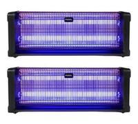 pack perel 2x destructeurs d'insectes electrique 40w antimoustique 230v 150m2 G