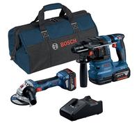 Pack marteau perforateur et meuleuse - Bosch - 0615A50037