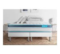 Pack PERFORM 180x200 Mousse a memoire de forme ProfiZone 5 zones Ultra epaisseur + Couette + 2 oreillers