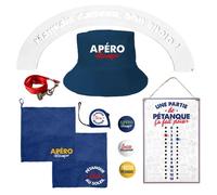 Pack Pétanque avec Demi-cercle - 7 Articles (Modèle: PK-PETANQUEV2_VAR2)