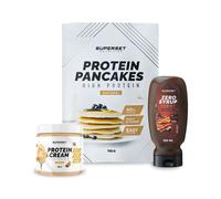 Pack Petit-Déj ¿ Pancakes Nature - Protein Cream Cookies + Zero Syrup Chocolate