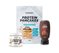 Pack Petit-Déj ¿ Pancakes - Protein Cream Black Cookies + Zero Syrup Chocolate