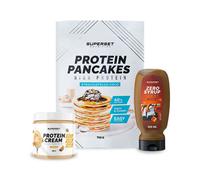 Pack Petit-Déj ¿ Pancakes - Protein Cream White Chocolate + Zero Syrup Caramel