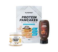 Pack Petit-Déj ¿ Pancakes - Protein Cream White Chocolate + Zero Syrup Chocolate