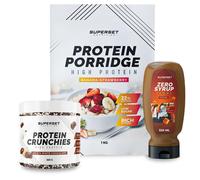 Pack Petit-Déj ¿ Porridge - Protein Crunchies Milk & White Chocolate + Zero Syrup Caramel