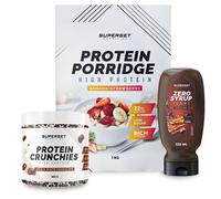 Pack Petit-Déj ¿ Porridge - Protein Crunchies Milk & White Chocolate + Zero Syrup Chocolate
