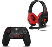 Pack Pgm Pour Nintendo Switch Avec Casque Pro Nh5 Et Manette Pro Gamer Turbo