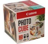 Canon + 13x13 cm Fotopapier 40 Blatt Value Pack Noir(e) / Plusieurs couleurs Original PG-540+CL-541 Photo Cube Creative Pack