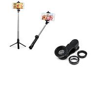 Pack Photo pour Samsung Galaxy Note 20 Ultra Smartphone (Selfie Stick avec Trepied + Objectif Pince 3 en 1) Android IOS Teleco