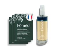 Pack Pigmentation Cheveux Blancs & Gris | Sérum Régénérant & Embellisseur + Complément Alimentaire 90 jours Pigmentation Cheveux Blancs & Gris | Spécial Couleur | Pousse, Volume et Anti-chute | POMÉOL