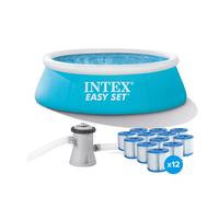Pack Piscine autoportée Intex Easy Set 1,83 x 0,51 m + Essentiels