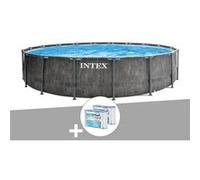 Kit piscine tubulaire Intex Baltik ronde 4,57 x 1,22 m + 6 cartouches de filtration