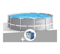 Pack piscine tubulaire Intex Prism Frame ronde 3,66 x 1,22 m + Bâche à bulles G