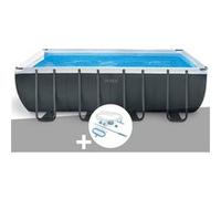 Intex Kit piscine tubulaire Intex Ultra XTR Frame rectangulaire 5,49 x 2,74 x 1,32 m + Kit d'entretien