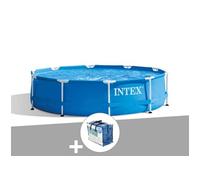 Pack piscine tubulaire Metal Frame ronde 3,05 x 0,76 m + Bâche à bulles