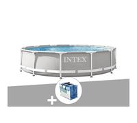 Pack piscine tubulaire Prism Frame ronde 3,66 x 0,76 m + Bâche à bulles