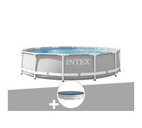 Pack piscine tubulaire Prism Frame ronde 3,66 x 0,76 m + Bâche de protection
