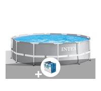 Pack piscine tubulaire Prism Frame ronde 3,66 x 0,99 m + Bâche à bulles