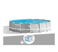 Pack piscine tubulaire Prism Frame ronde 4,57 x 1,07 m + 6 cartouches de filtration