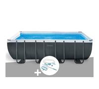 Pack piscine tubulaire Ultra XTR Frame rectangulaire 5,49 x 2,74 x 1,32 m + Kit d'entretien