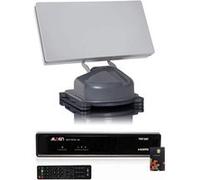 Pack PLANAR Parabole Satellite Automatique Plate + Récepteur satellite SATMATIC HD TNTSAT