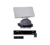 Pack PLANAR Parabole Satellite Automatique Plate + Récepteur satellite SATMATIC HD TNTSAT