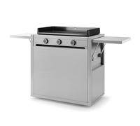 Pack Plancha à gaz Forge Adour MODERN 75 Inox + Chariot