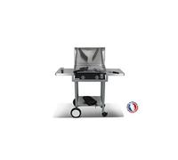 Pack plancha électrique PLANCHAELEC LUX 600 CARBON - CHARIOT MONCEAU L60cm x P43cm x H20cm