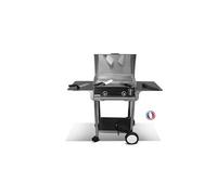 Pack plancha électrique PLANCHAELEC LUX 600 CARBON - CHARIOT RIVOLI 600 L60cm x P43cm x H20cm