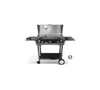 Pack plancha électrique PLANCHAELEC LUX 830 CARBON - CHARIOT RIVOLI inox G