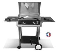 Pack plancha électrique PLANCHAELEC LUX 600 CARBON - CHARIOT RIVOLI inox G