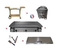 Pack plancha électrique PLANCHAELEC LUX 830 INOX - CHARIOT ELYSEE 830